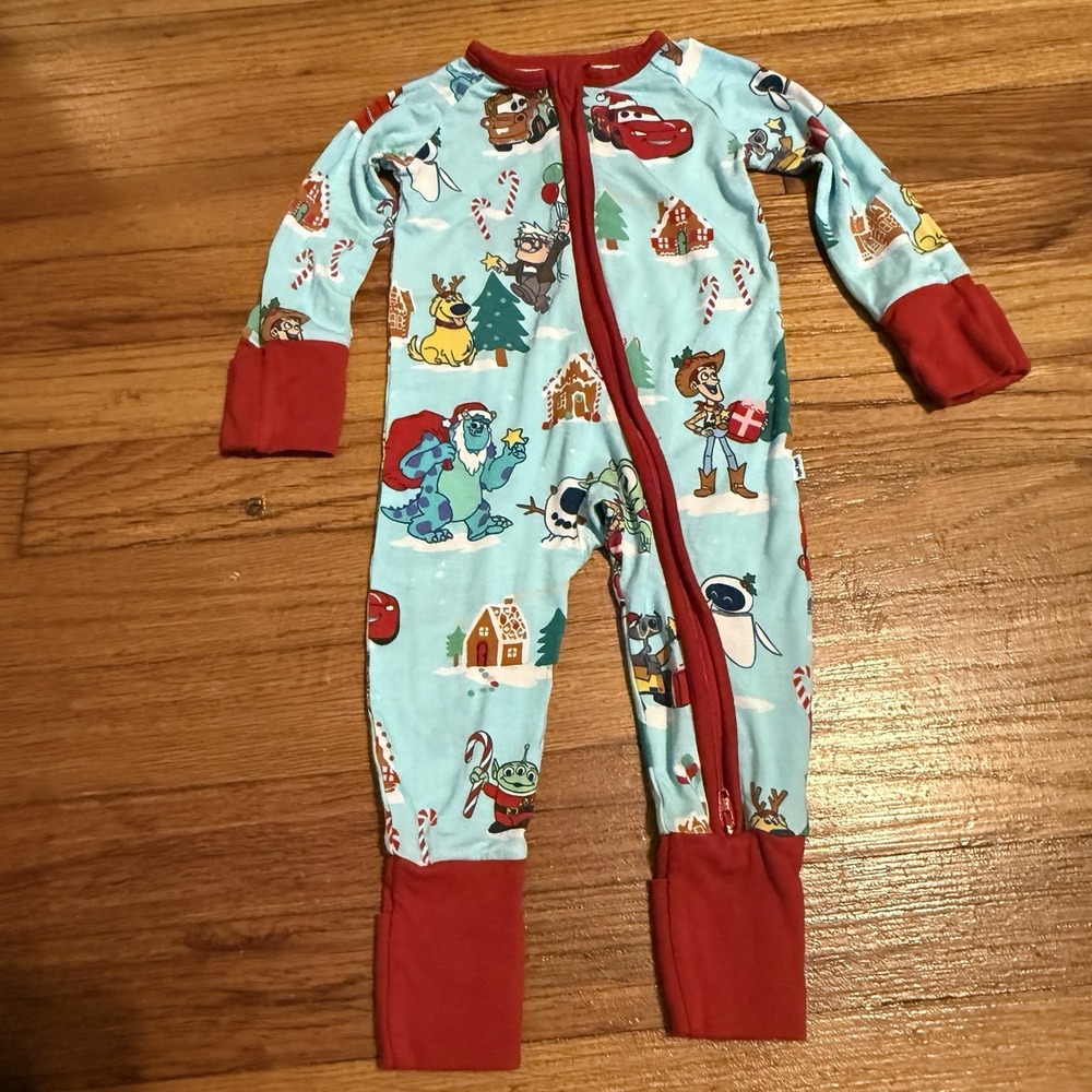 Little Sleepies Disney Pixar Christmas Village 0-3 Months
